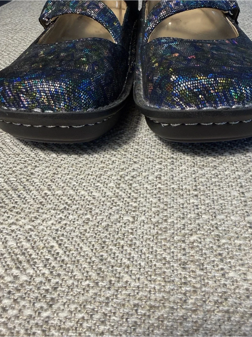 Alegria Blue Multi Mary Jane Comfort Shoe